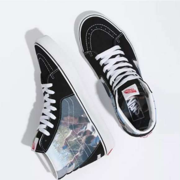 Vans Men's MOCA Frances Stark Sk8-Hi Sneaker In Black Size 12 - Picture 6 of 13
